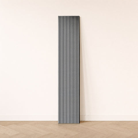 Coastal Gray acoustic slat panel