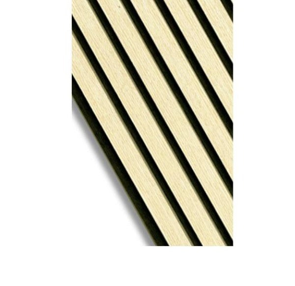 Whitewashed Oak acoustic wood slat panel