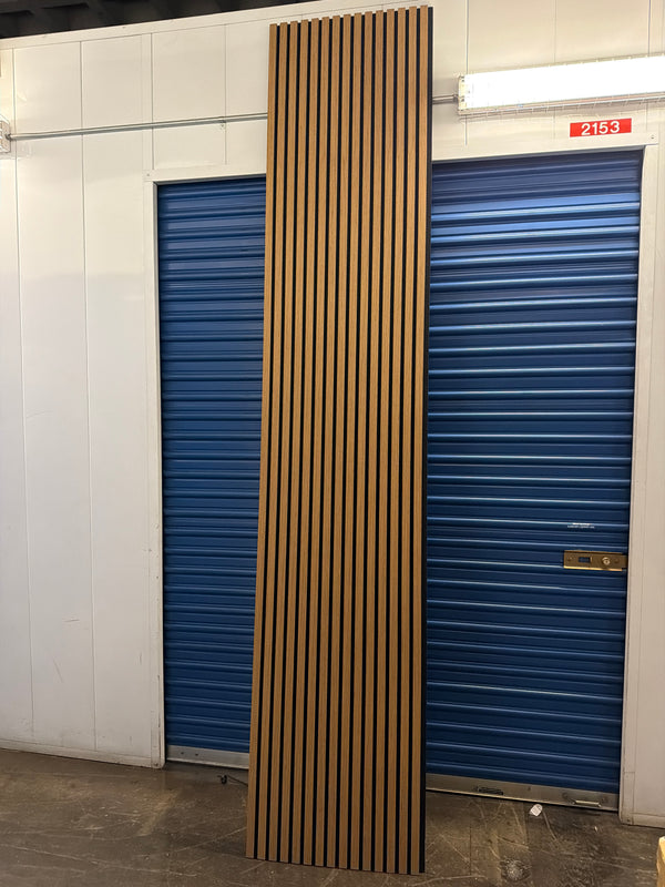 Amber Oak acoustic wood slat panel