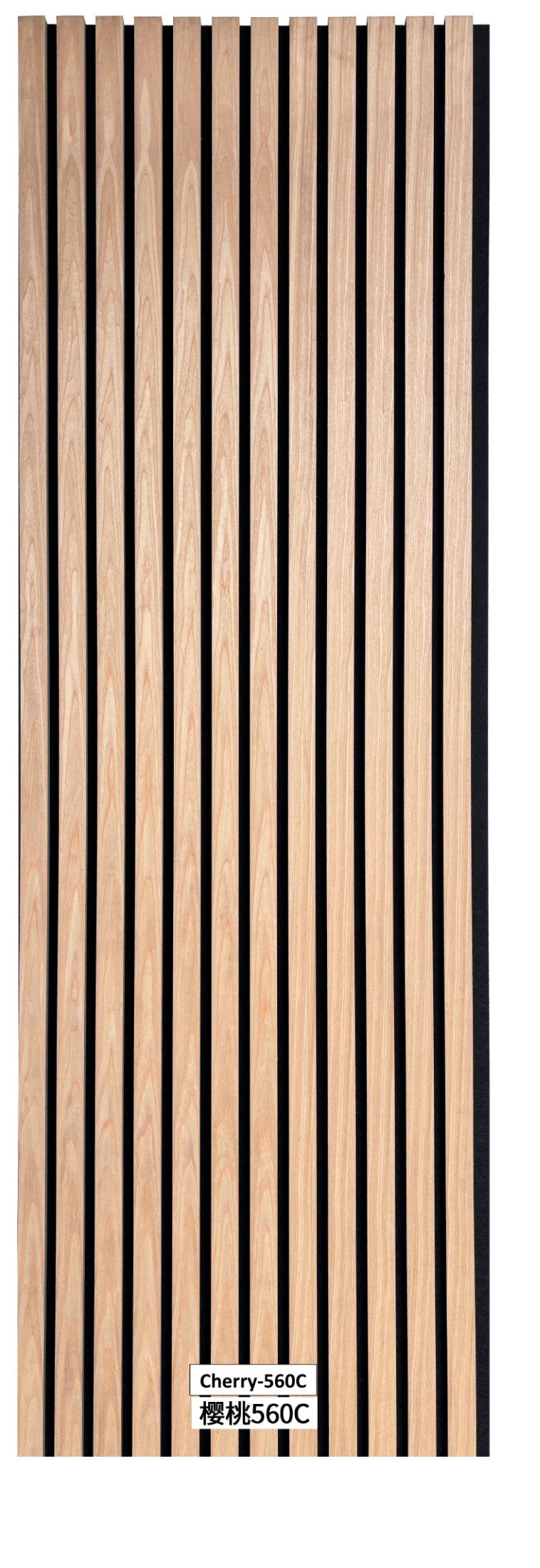 Natural Oak acoustic wood slat panel